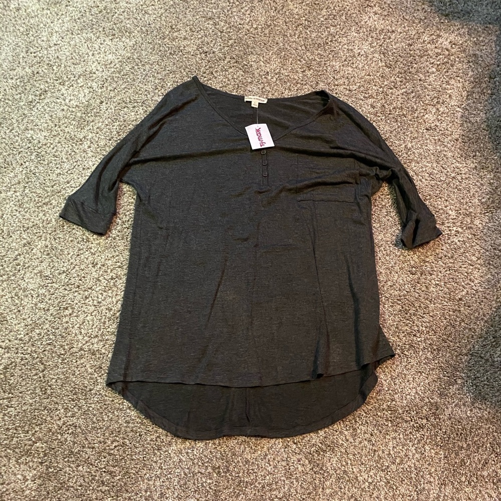 Grey half sleeve shirt